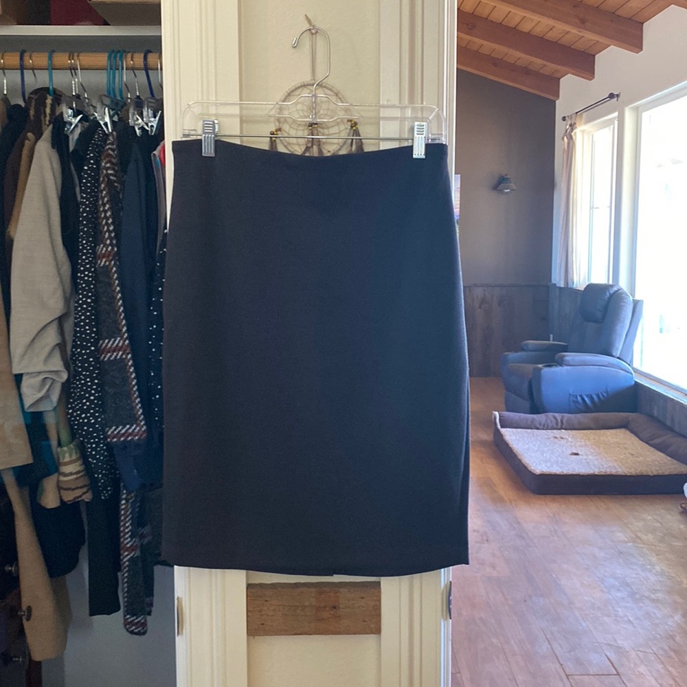 Black pencil skirt.